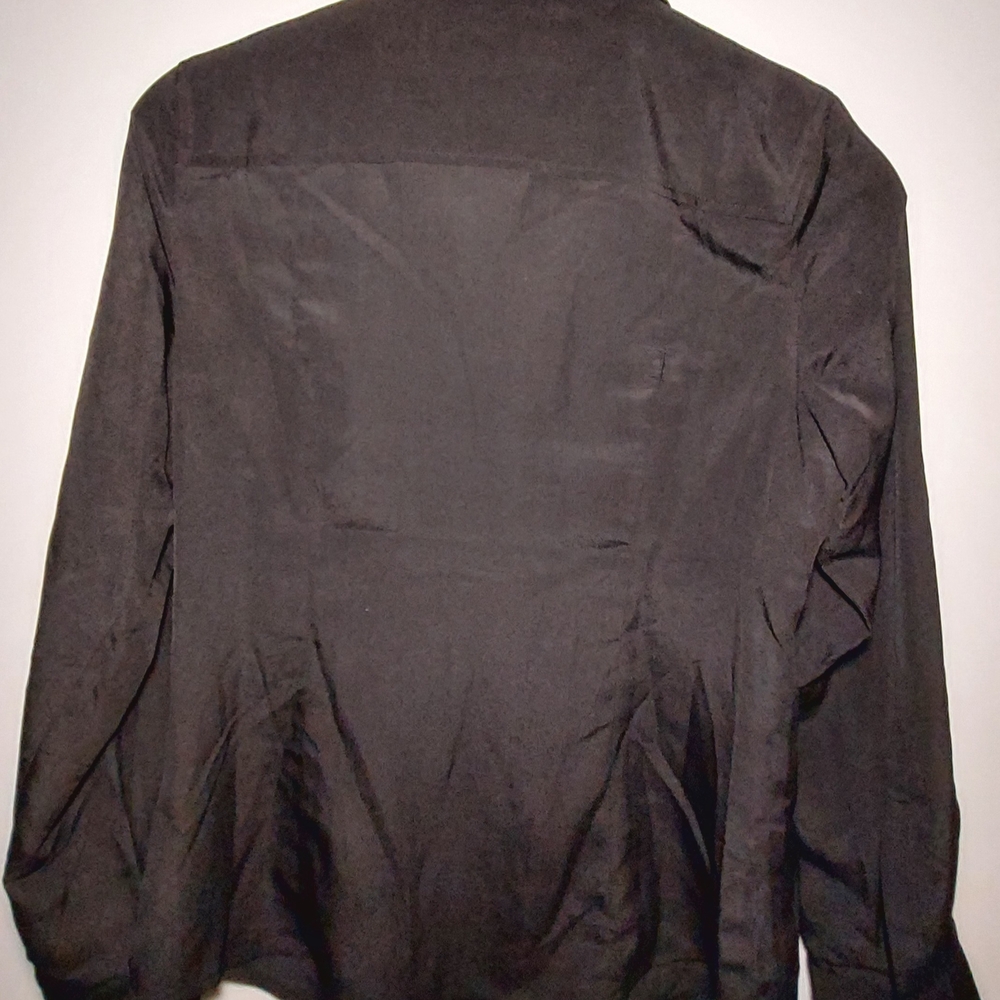 Michael Kors Black Zip-Up Blouse - image 3